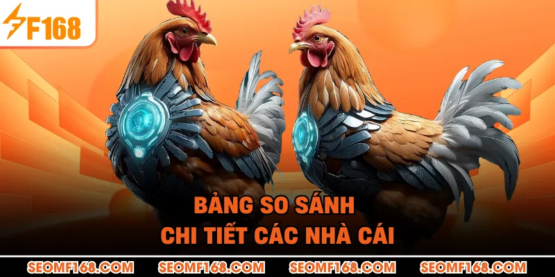 Bảng so sánh chi tiết các nhà cái